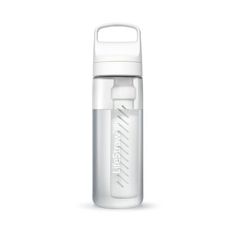Bouteille filtrante LifeStraw Go - Charbon actif - 0,65 L - Blanc