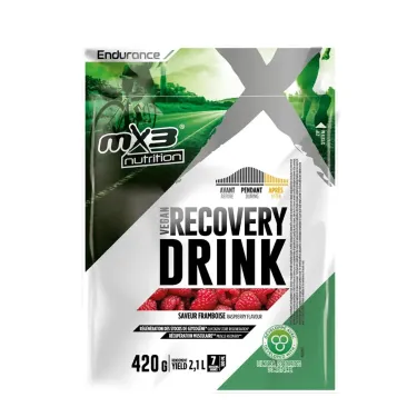 Boisson de récupération - MX3 Endurance - Framboise Végan