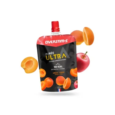 Purée énergétique ULTRA Overstim's - Abricot, pomme