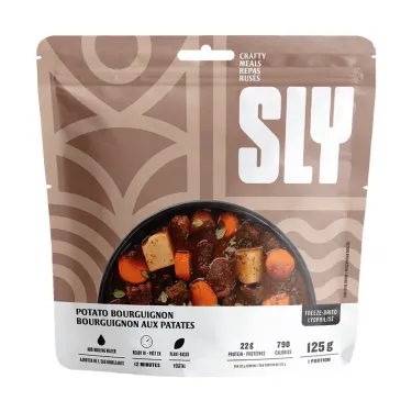 Bourguignon végétarien et pommes de terre