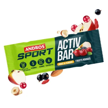 Barre énergétique Andros Sport - Fruits rouges