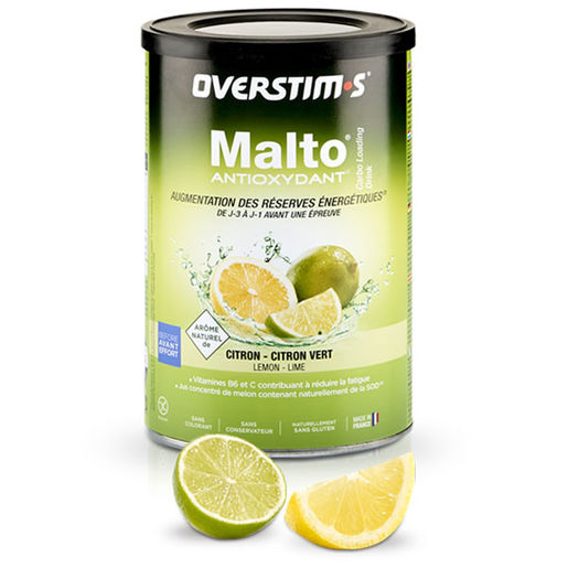 Malto antioxydant Overstim.s - 500 g - Citron, citron vert