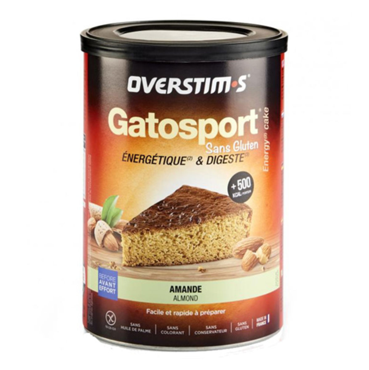 Gatosport Overstim.s - Gâteau énergétique - Amande