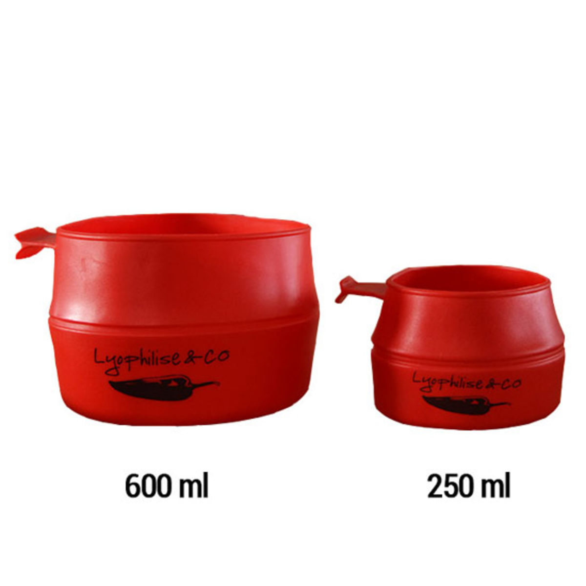 Bol pliable rouge - Fold-A-Cup Big - 0,6 L
