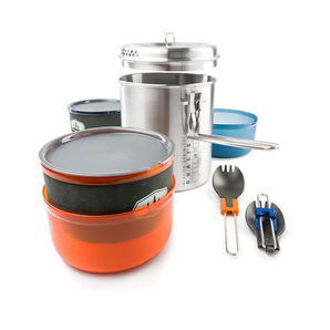 Glacier Stainless Dualit GSI Outdoors - Kit popote pour 2 personnes