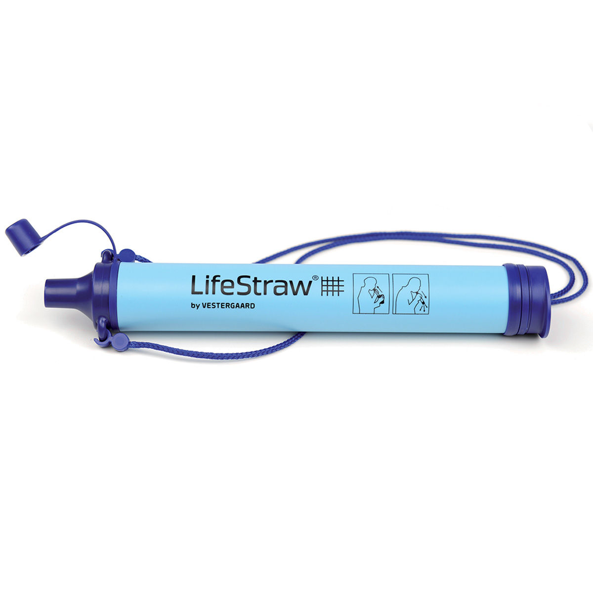 Paille filtre à eau LifeStraw Personal bleu
