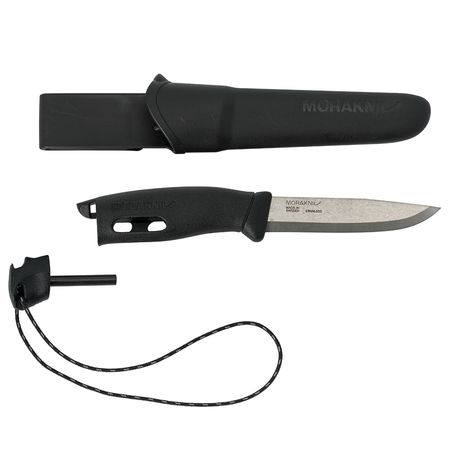 Couteau pierre à feu Mora Companion Spark - Noir