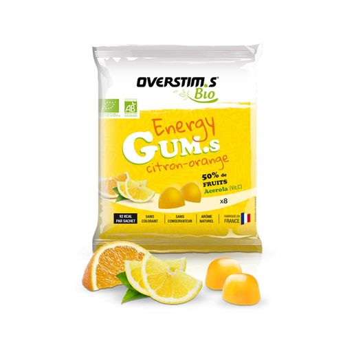 Energy Gums Overstims citron orange