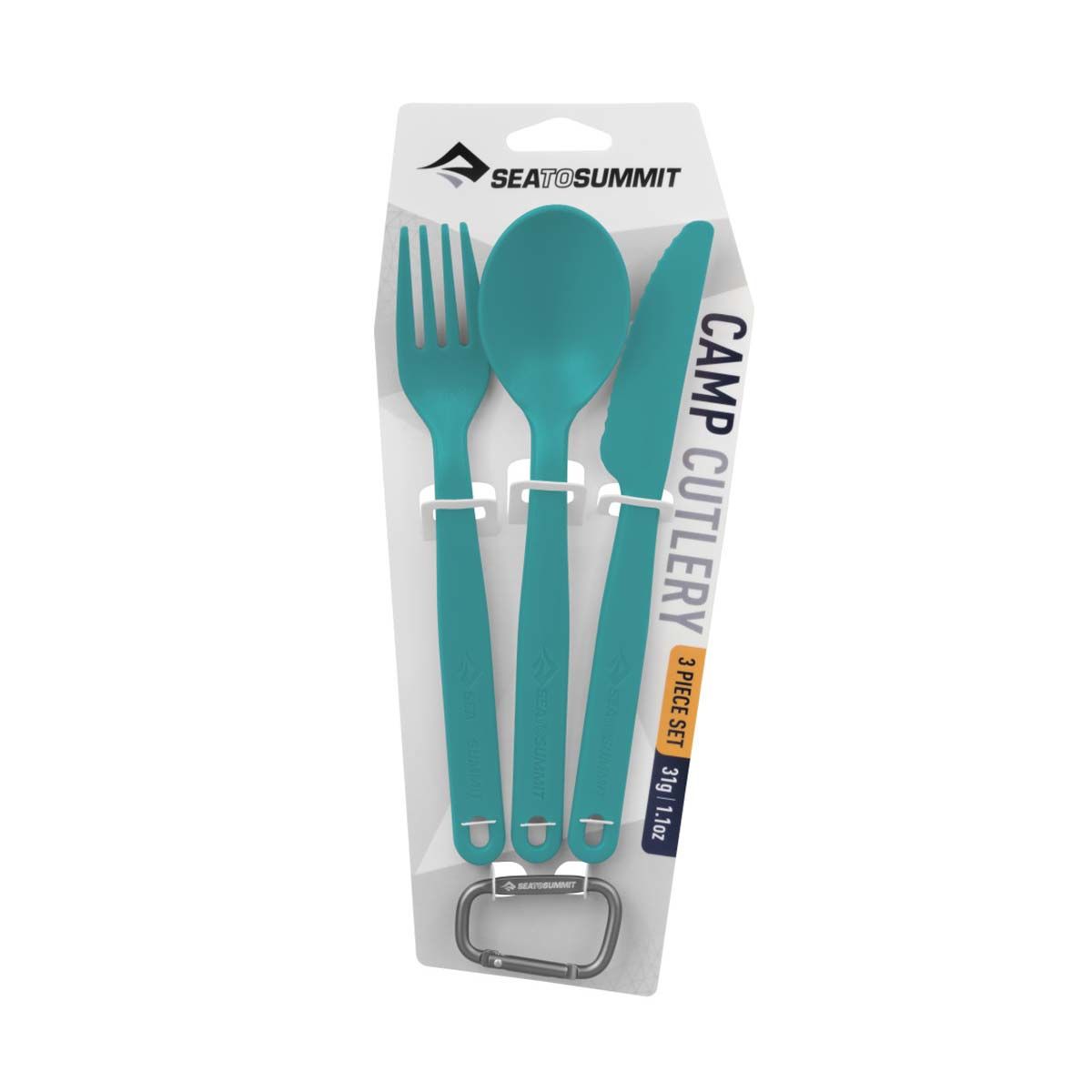 Set de 3 couverts Sea to Summit Camp Cutlery