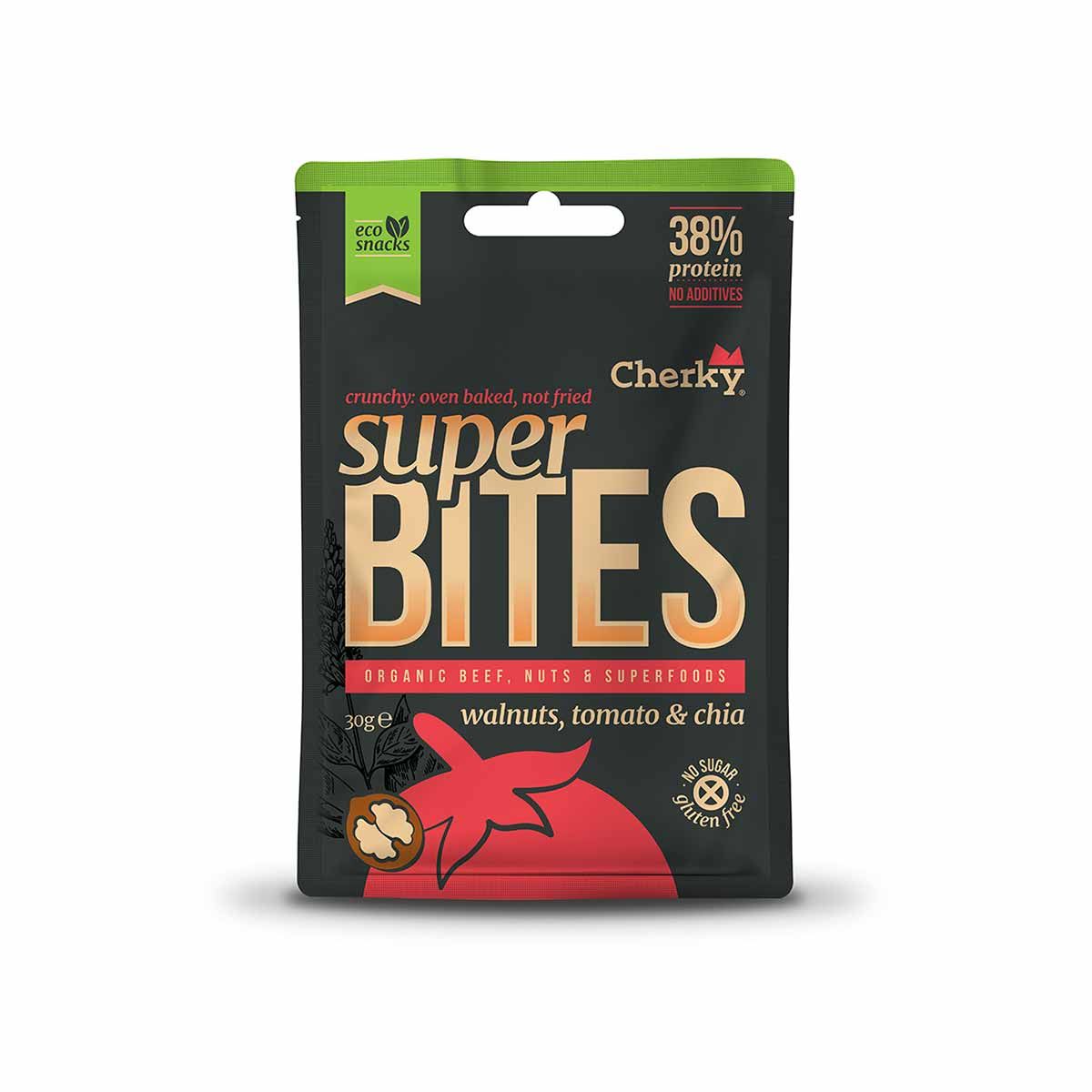 Superbites bio - Boeuf séché, noix, tomates et graines de chia