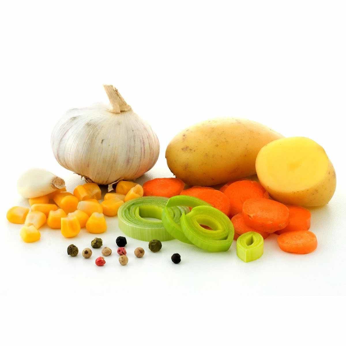Ingrédients purée aux légumes lyophilisée