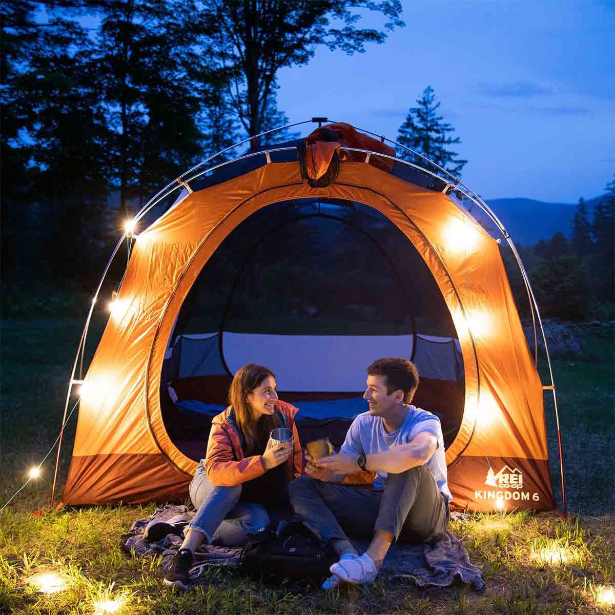 Guirlande lumineuse camping