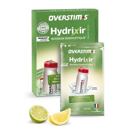 Hydrixir antioxydant Overstim.s x 15 sticks - Citron, citron vert