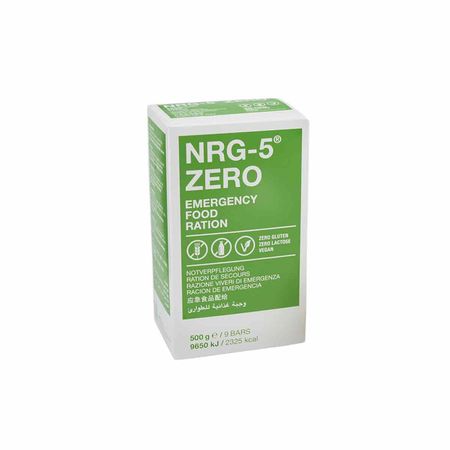 Ration de secours NRG-5 ZERO sans Gluten - 15 ans