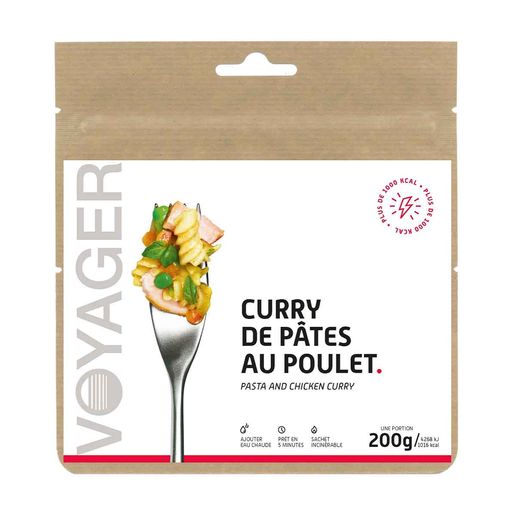 Voyager curry pâtes poulet 200g