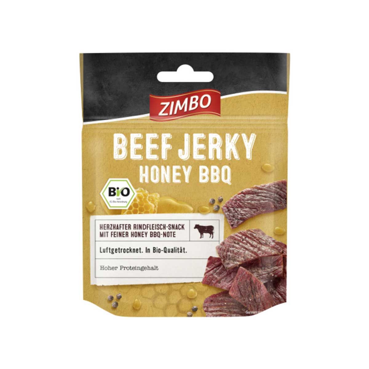 Beef Jerky bio - Boeuf séché Miel et barbecue - 25 g