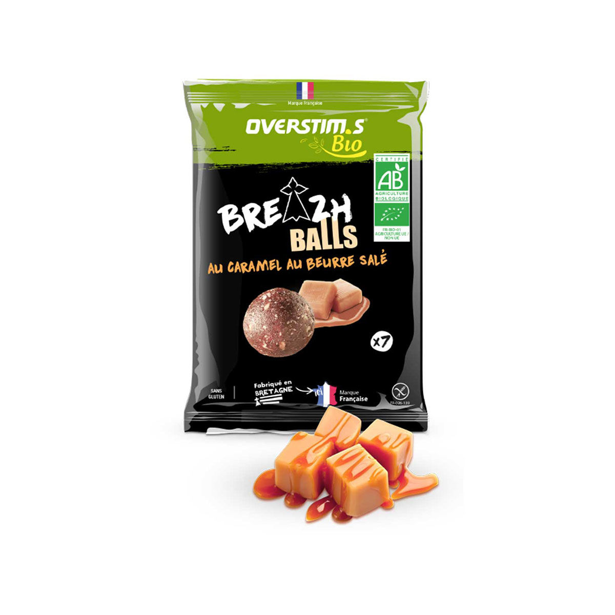 Energy balls bio Overstim.s - Caramel au beurre salé