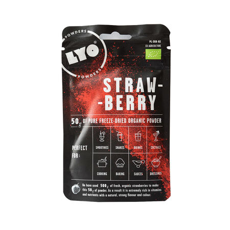 Poudre de fraises bio - 500 g