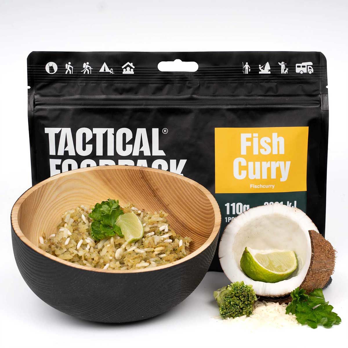 Poisson au curry tactical foodpack