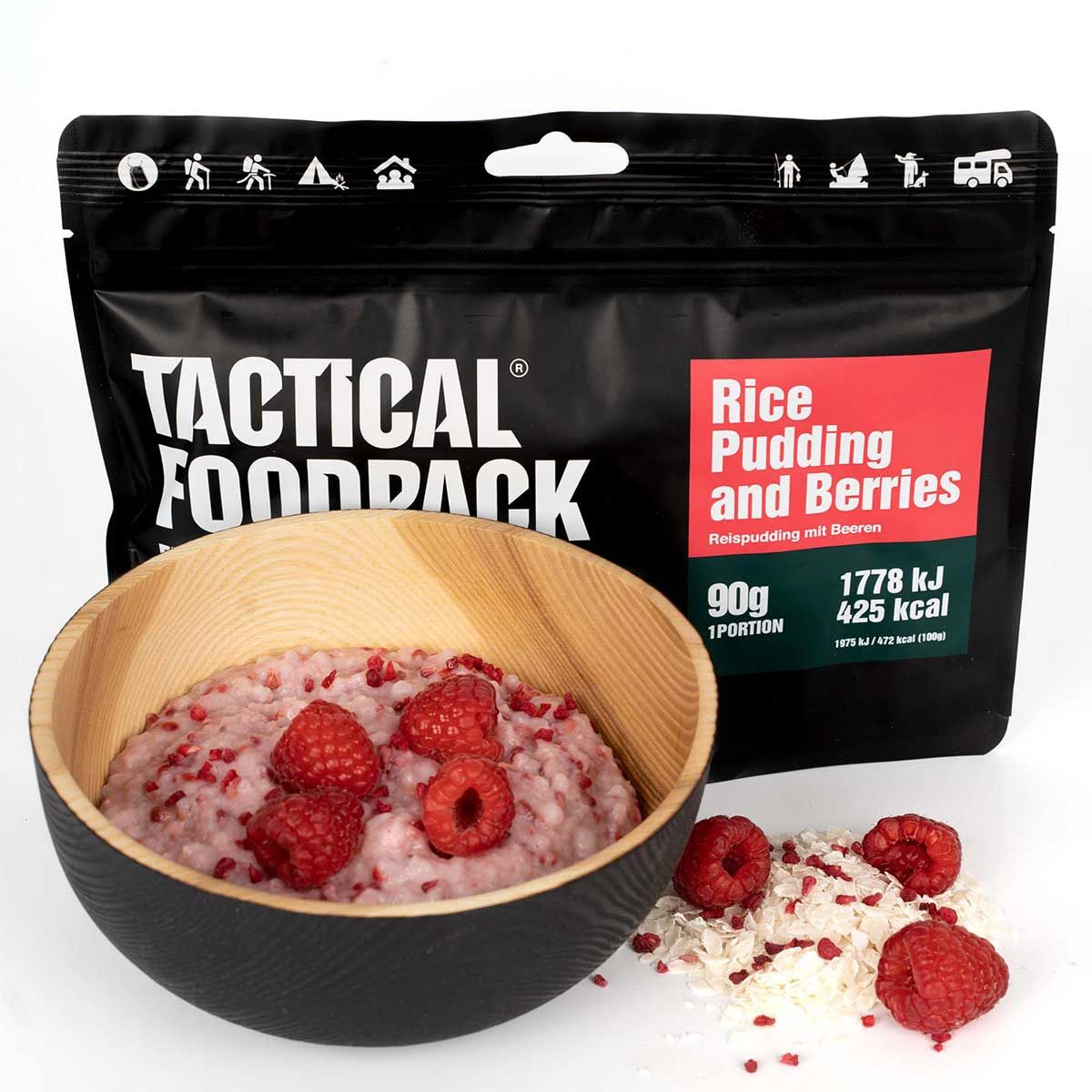 tactical foodpack riz au lait et aux baies