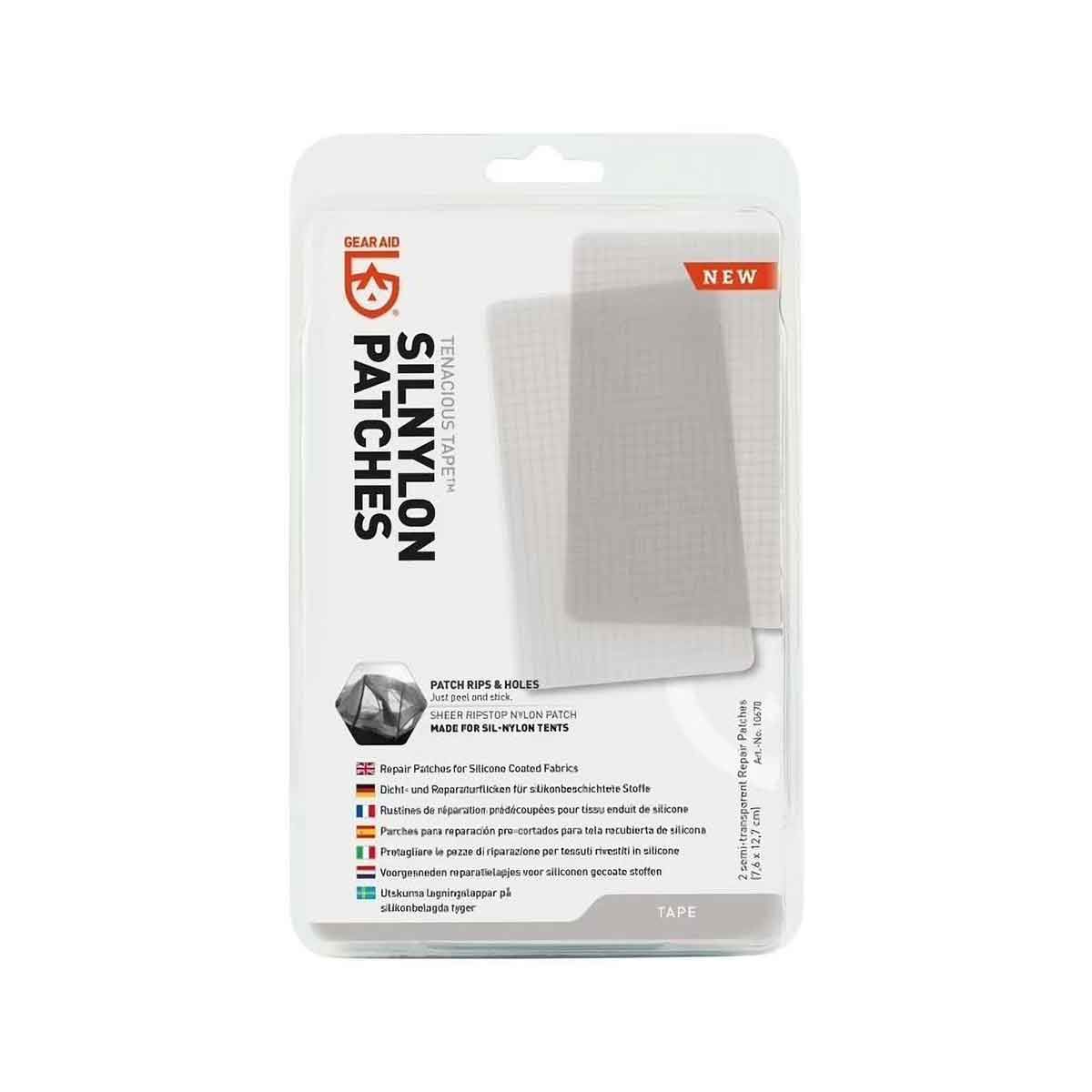 Rustines Gear Aid pour tissu enduit de silicone