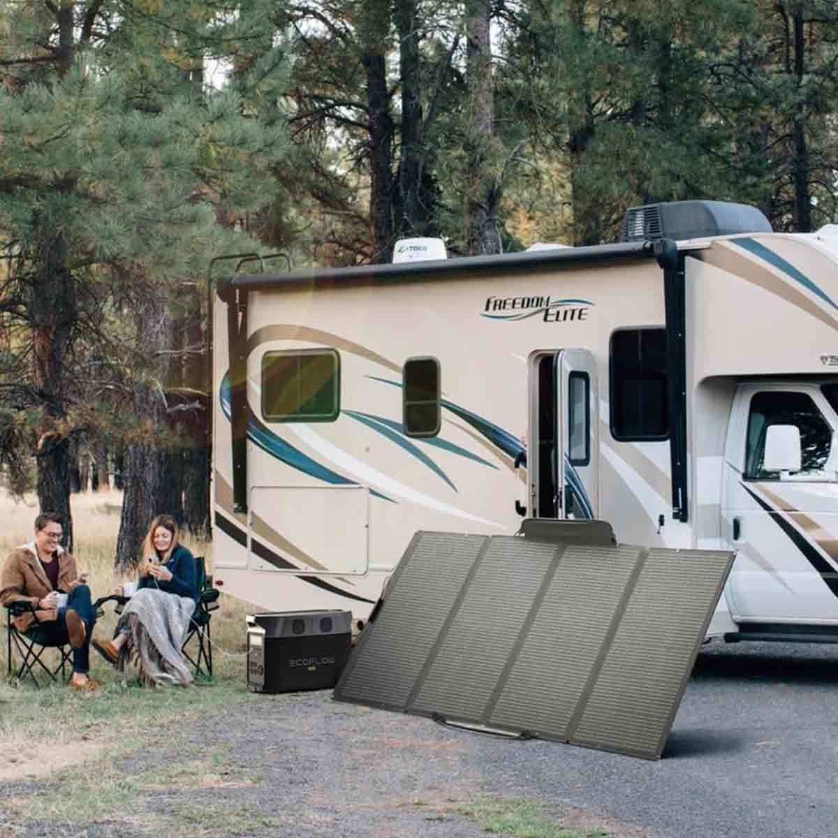 Station électrique camping-car