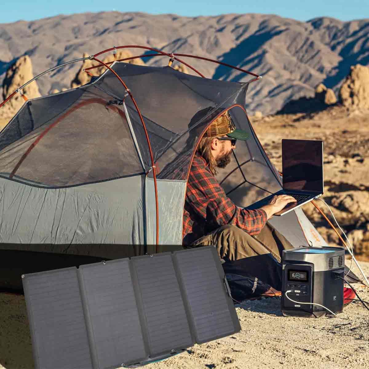 Eco flow panneau solaire 160 watts portable