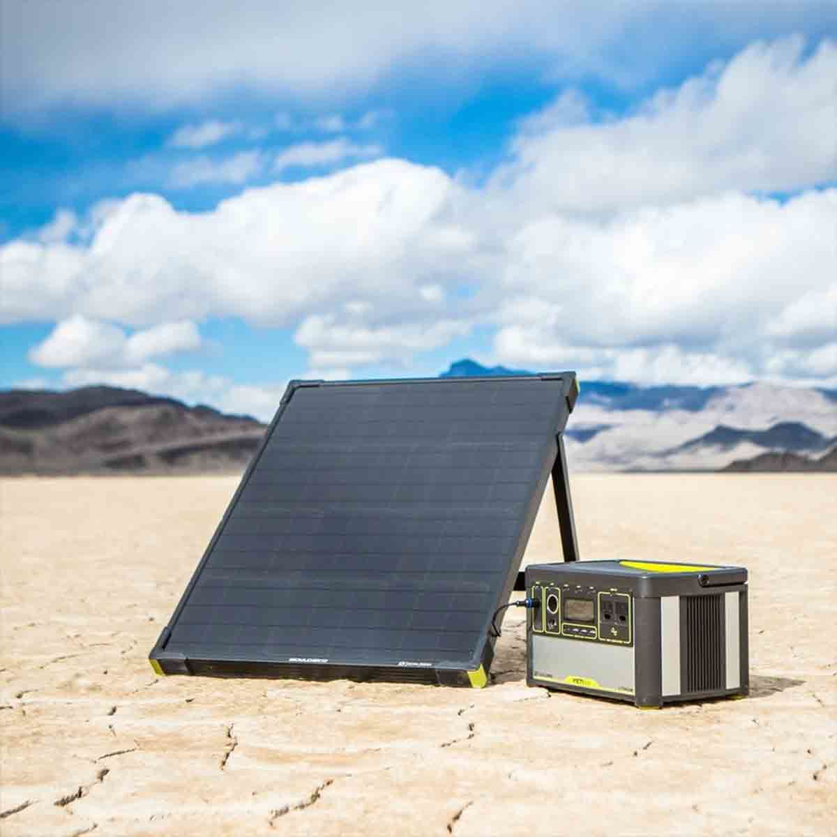 Goal zero panneau solaire boulder 50 watts en situation