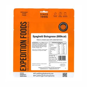 Expedition foods spaghetti bolognaise grand format