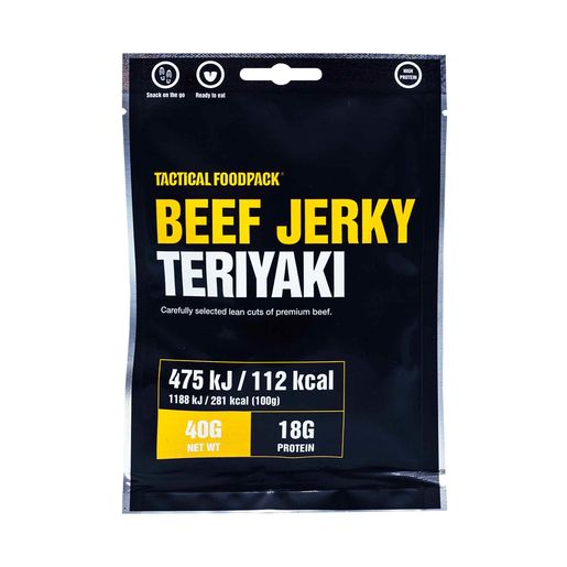 Tactical foodpack beef jerky teriyaki visuel 2022