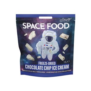 Space food creme glacée vanille et pépites chocolat