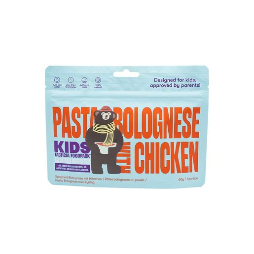 Tactical foodpack pates bolo au poulet pour enfant
