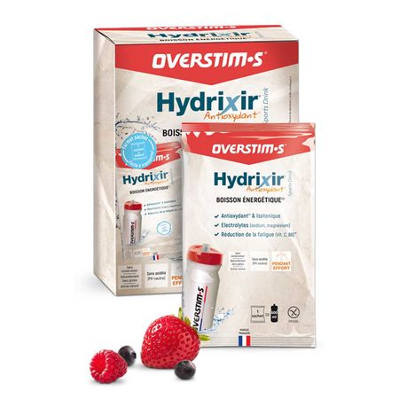 Hydrixir antioxydant Overstim.s x 15 sticks - Fruits rouges
