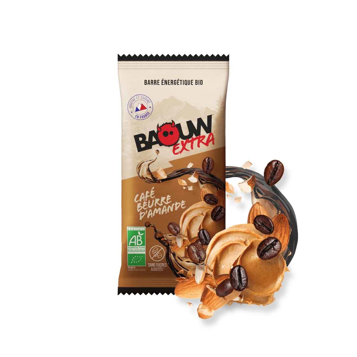 Barre énergétique Baouw Extra - Café, beurre d'amande