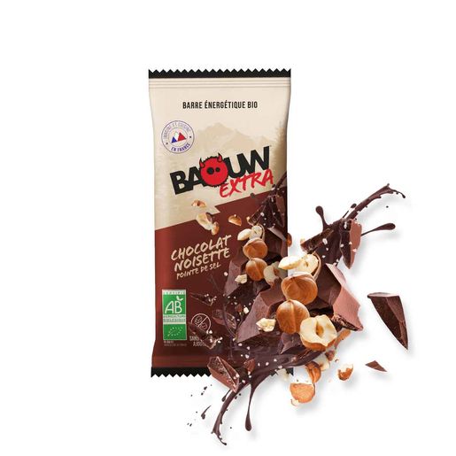 Baouw barre énergétique extra chocolat noisette