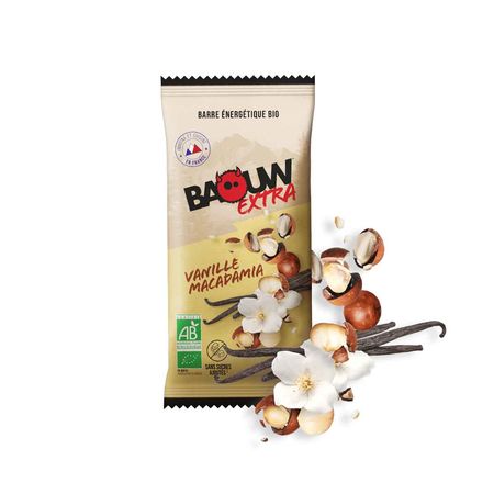 Barre énergétique Baouw Extra - Vanille, macadamia