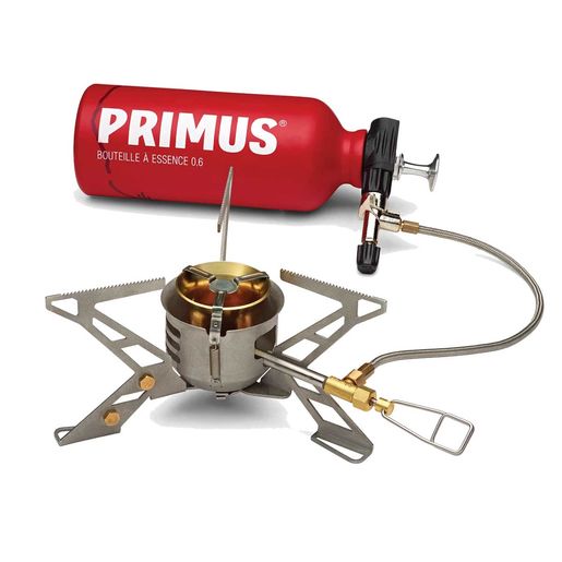 Réchaud multicombustible Primus OmniFuel avec bouteille combustible