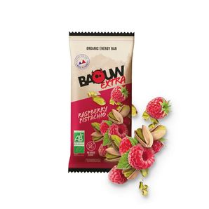 Barre énergétique bio Baouw Extra - Framboise, pistache
