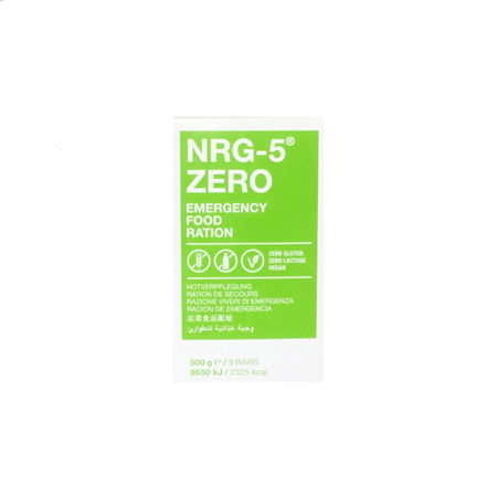 Ration de secours NRG-5 ZERO sans Gluten - 15 ans
